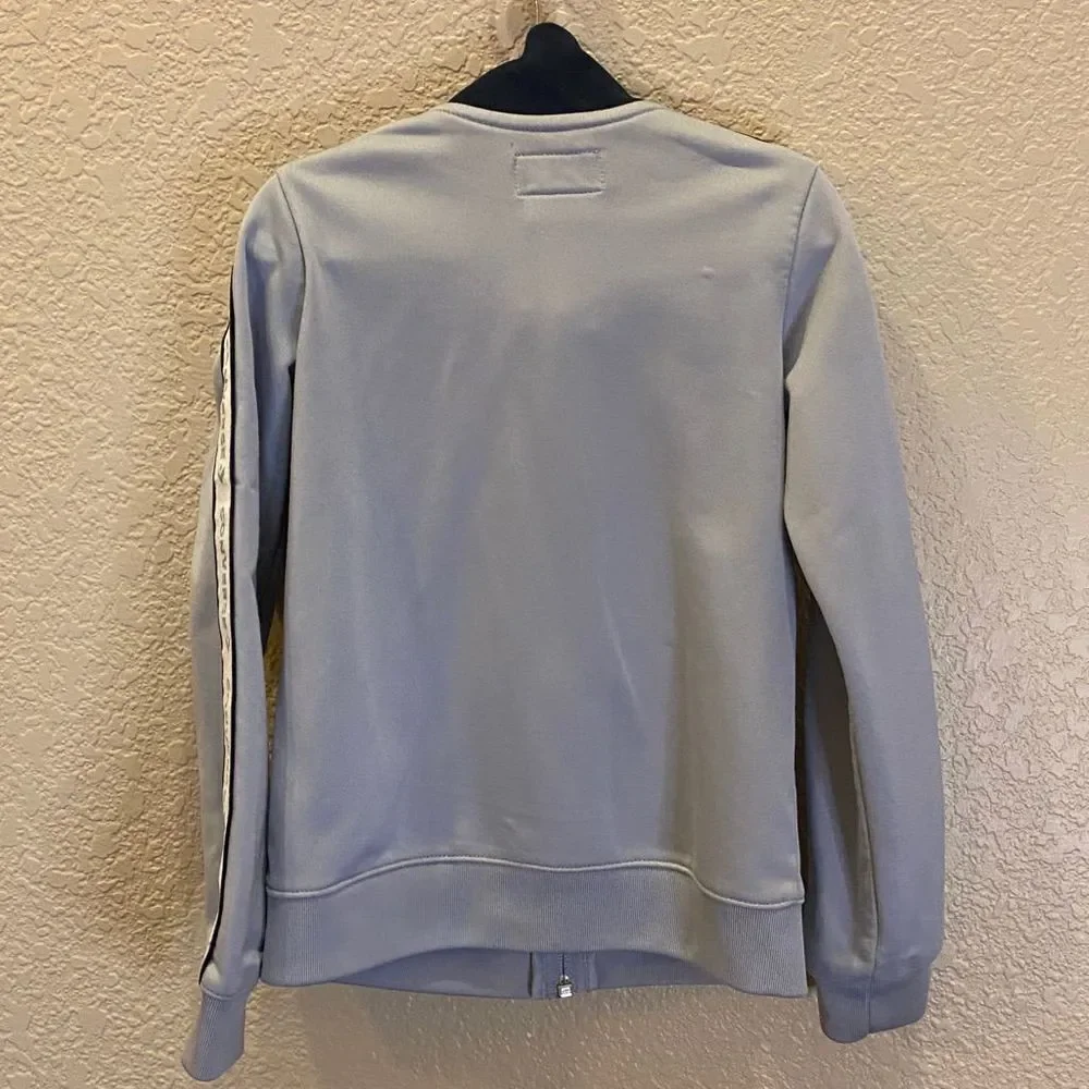 Converse jacket full zip grey spell out‎ on sleeves 4T